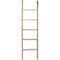 Ekena Millwork 19"W x 72"H x 3 1/2"D Vintage Farmhouse 5 Rung Ladder, Barnwood Decor Collection, Chalk Dust White DECR019X072X04LDRWH - alternate 5